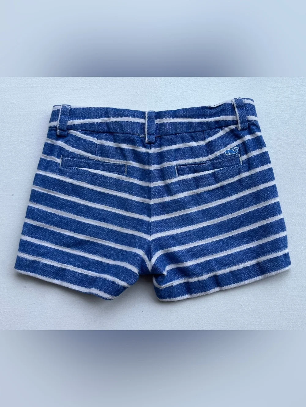 Vineyard Vines Striped Linen Cotton Blend Shorts size 6